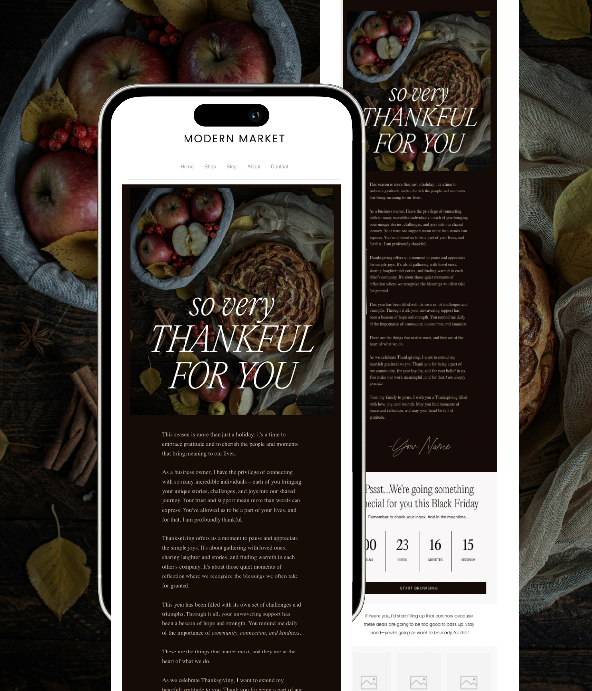 Thanksgiving Flodesk Template