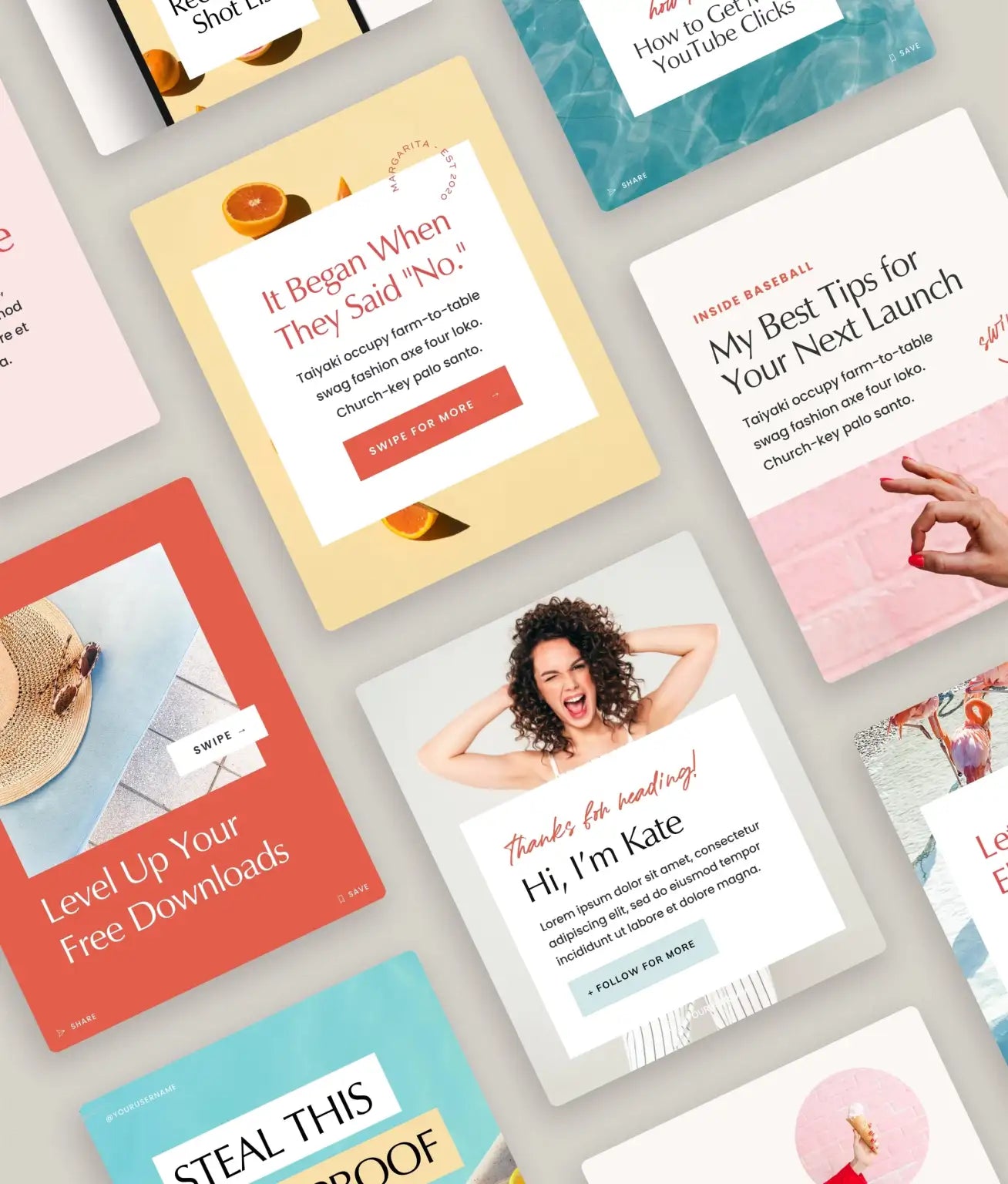 Margarita Social Media Canva Templates