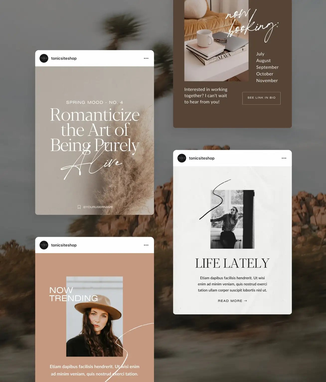 Paper Plane Social Media Canva Templates - Modern Market