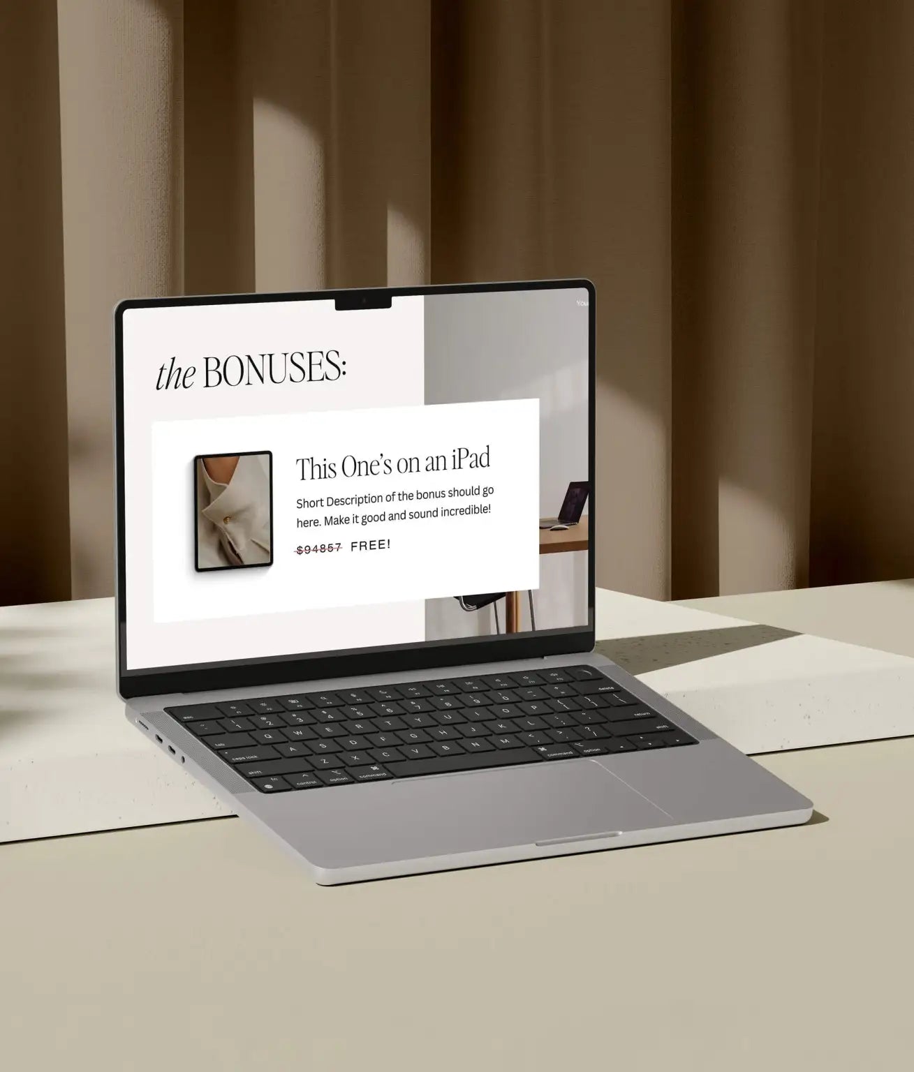 The Webinar + Sales Funnel Canva Slide Deck - Modern Market