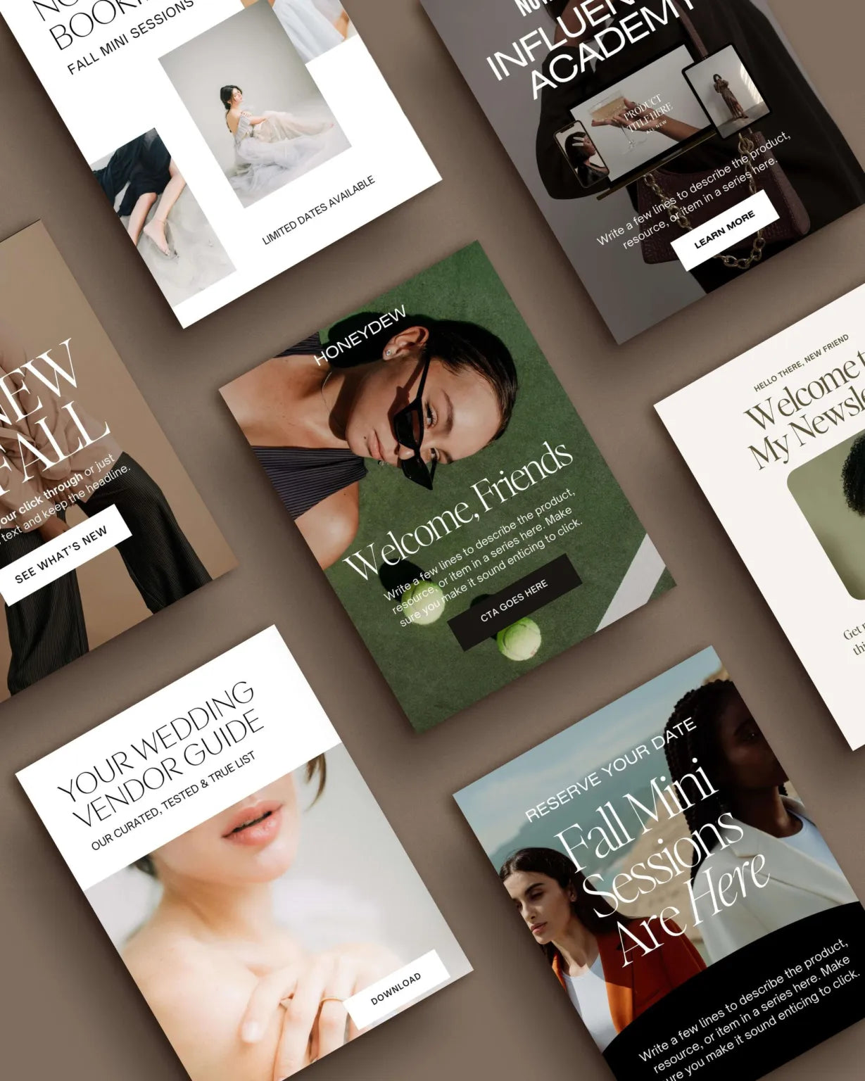 The Canva Email Graphic Templates - Modern Market