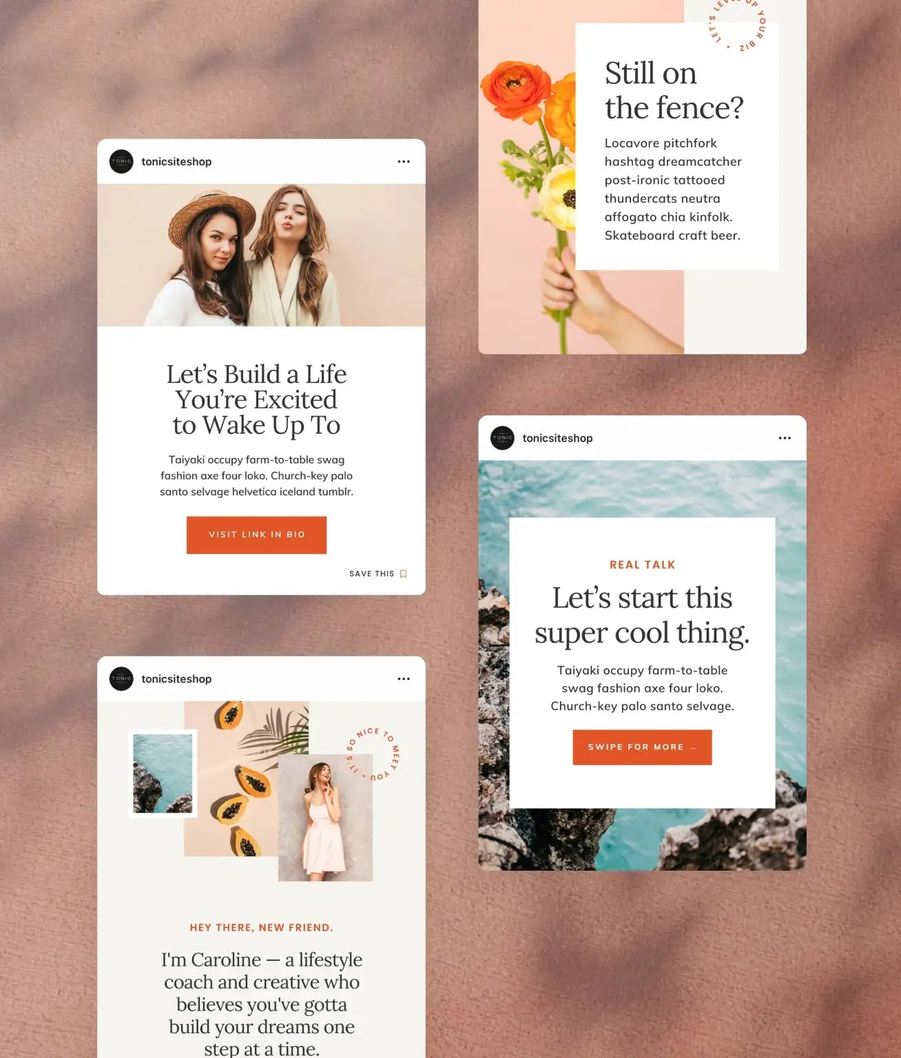 Paloma Social Media Canva Templates - Modern Market
