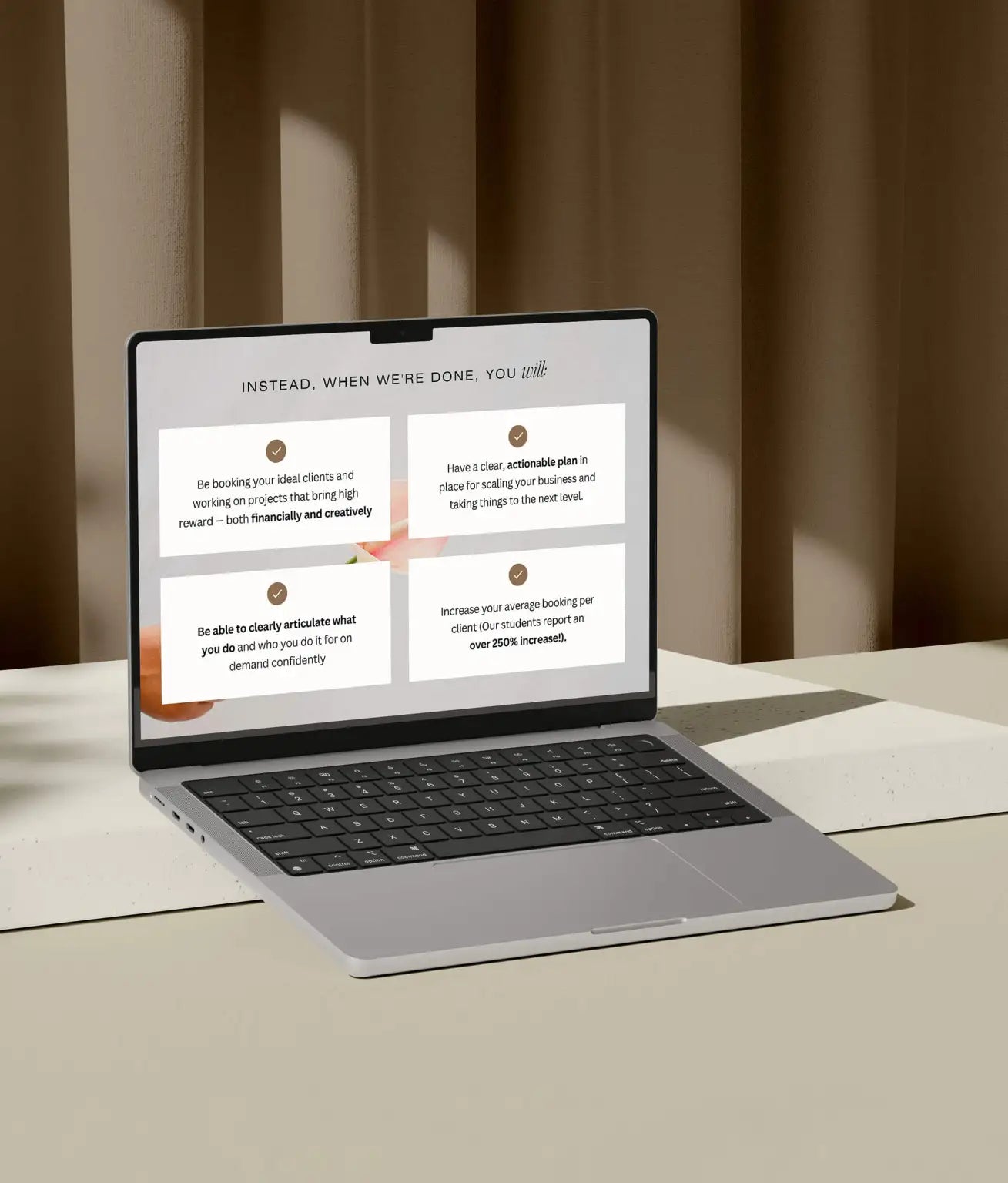 The Webinar + Sales Funnel Canva Slide Deck - Modern Market
