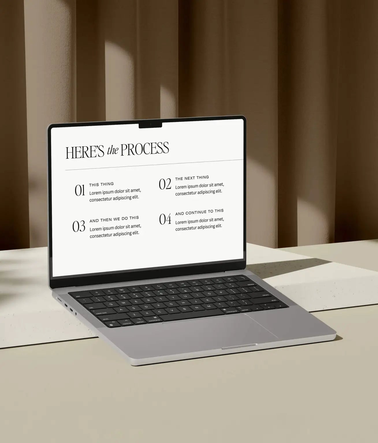 The Webinar + Sales Funnel Canva Slide Deck - Modern Market